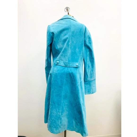 SOLD Danier Suede Leather Coat - Picture 2 of 7